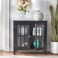 Portland 2 Door Glass Cabinet by Simple Living